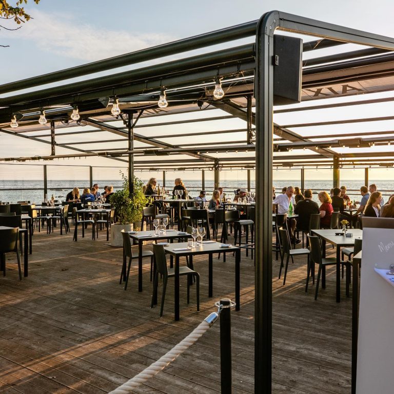 A picture of a restaurant at NOVI Resort in Gotland