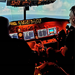 C-40 Clipper - Boeing 737 simulator Flygstridsskolan