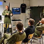 Flygstridsskolan Viggenutbildning i Ordersalen
