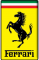 A Ferrari logo for our booked cars for the trackday event by Drivers Club
